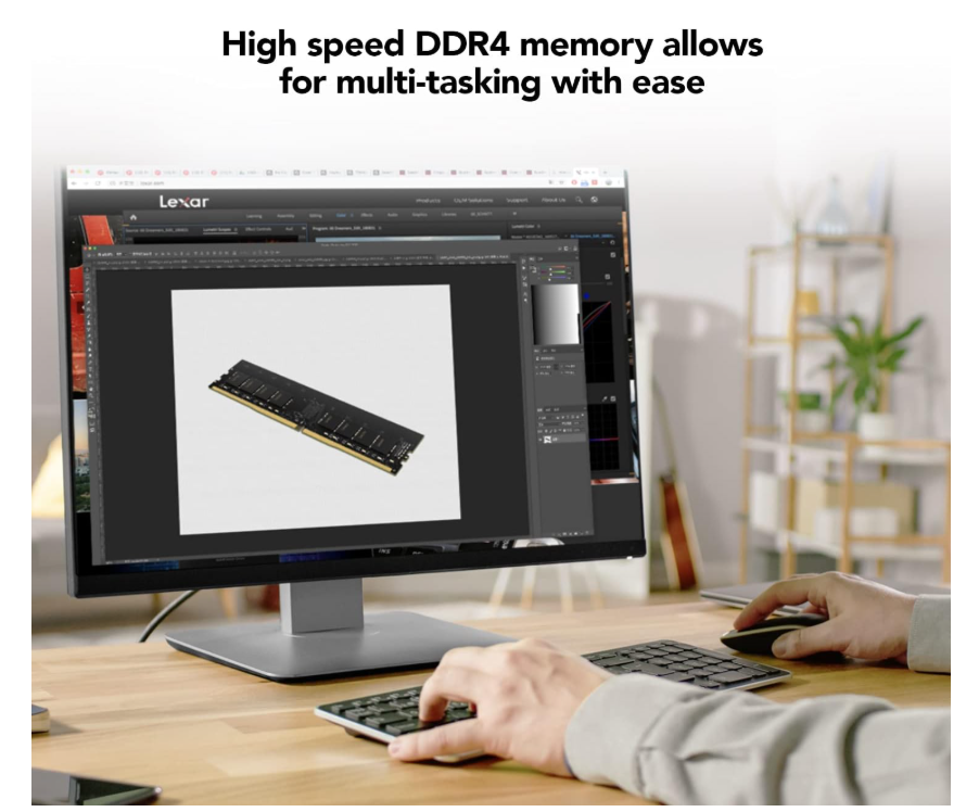 Barrette mémoire Lexar  16 Go DDR4 3200 MHz UDIMM photo 4