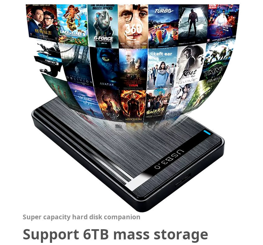 Boîtier Disque Dur Externe USB 3.0 SATA 2.5" Airplus TN05 photo 5