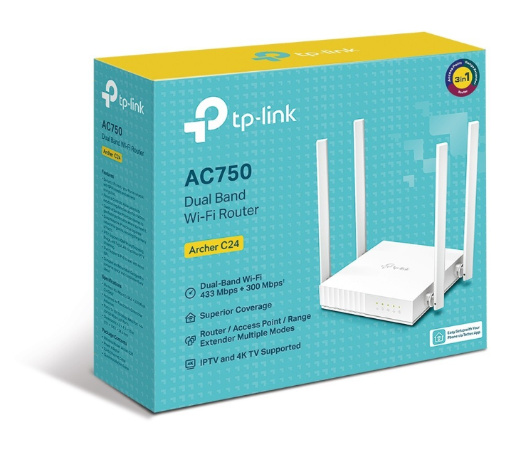 Routeur Wi-Fi Bi-Bande AC750 TP-Link Archer C24 photo 4