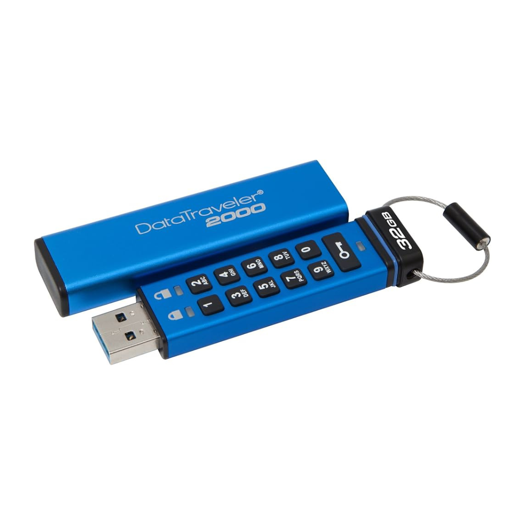 Kingston DataTraveler 2000 – Clé USB 3.0 Chiffrée 32GB avec Clavier PIN photo 3