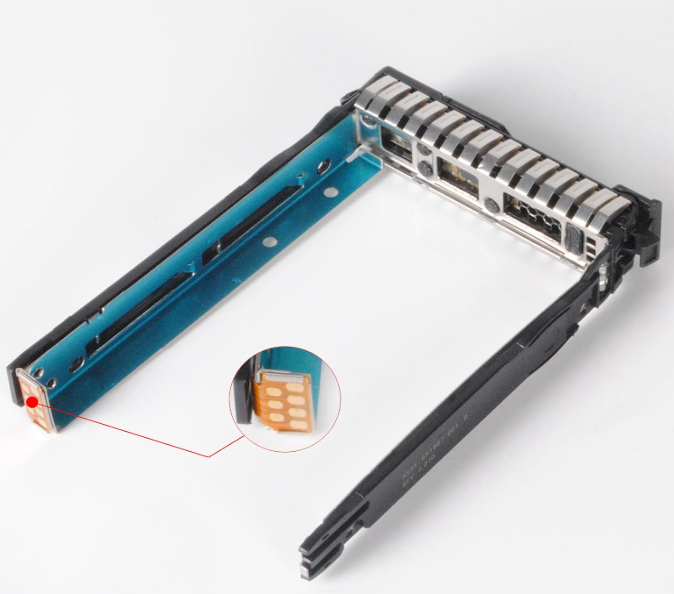 Pack 4 Tray Caddy Disque Dur 2.5" SAS/SATA HP Gen8/Gen9 photo 4