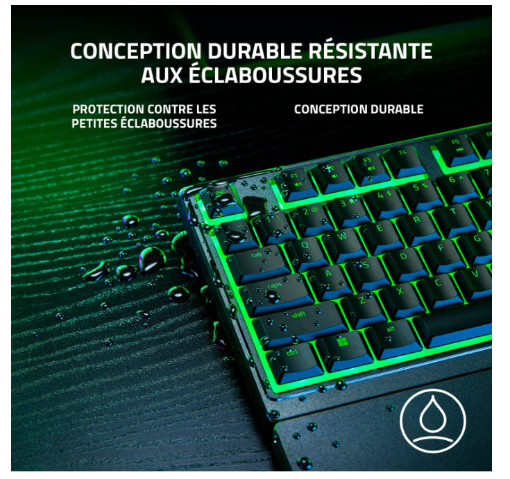 Clavier Gamer RGB USB AZERTY Razer Ornata V3 X photo 9