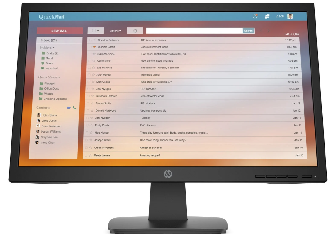 Écran Moniteur 21.5" Full HD 60 Hz HP P22v G4