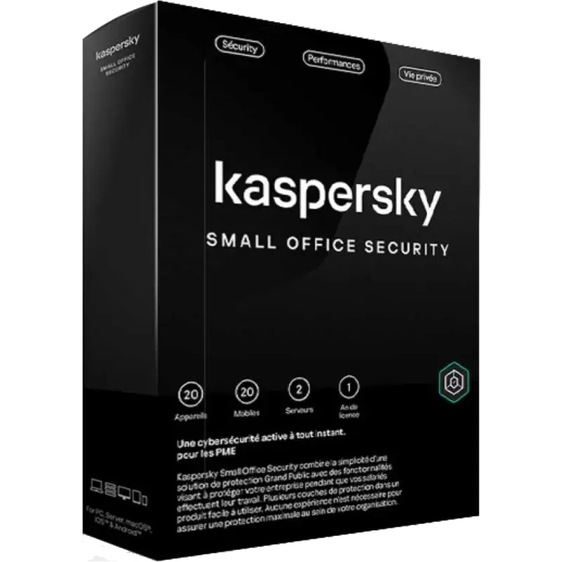 Kaspersky Small Office Security – 20 Postes + 2 Serveurs