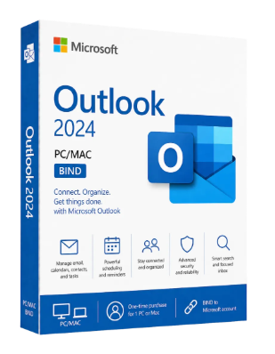 Microsoft Outlook 2024 BIND – Licence Perpétuelle