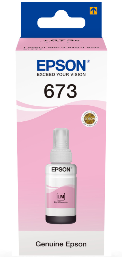 Bouteille d’encre Epson 673 LM Magenta Clair d’origine
