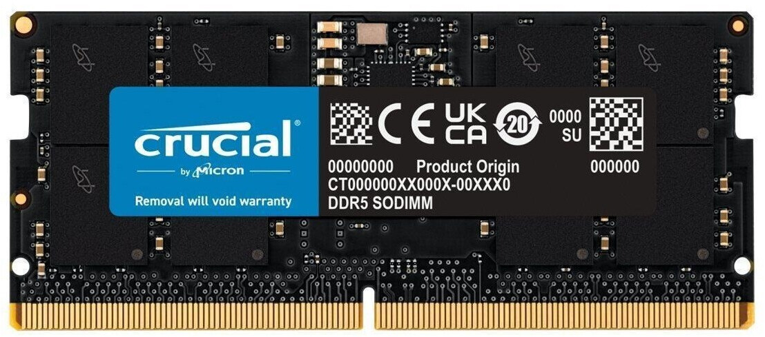 Crucial 32 Go DDR5-5600 SODIMM Laptop Memory