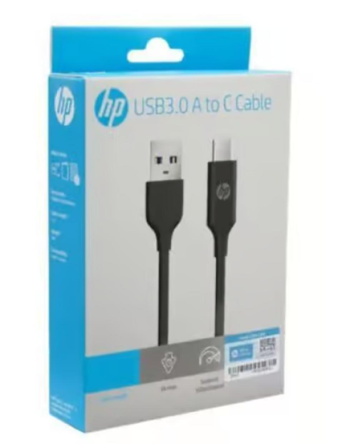 Câble HP USB 3.0 Type-A vers USB-C 1 m Noir