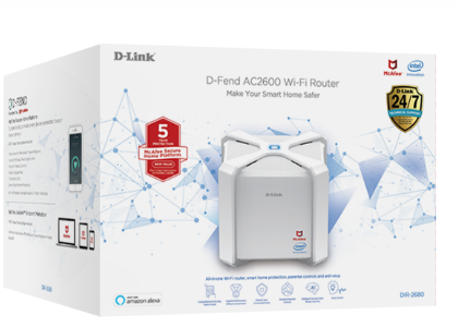 Routeur Wi-Fi D-Link D-Fend AC2600 DIR-2680 Double Bande