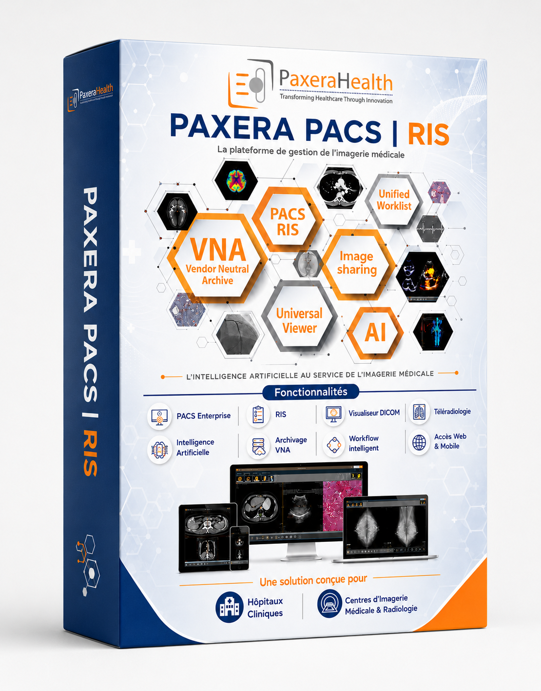 Paxera PACS | RIS – Solution de Gestion de l’Imagerie Médicale et Radiologie