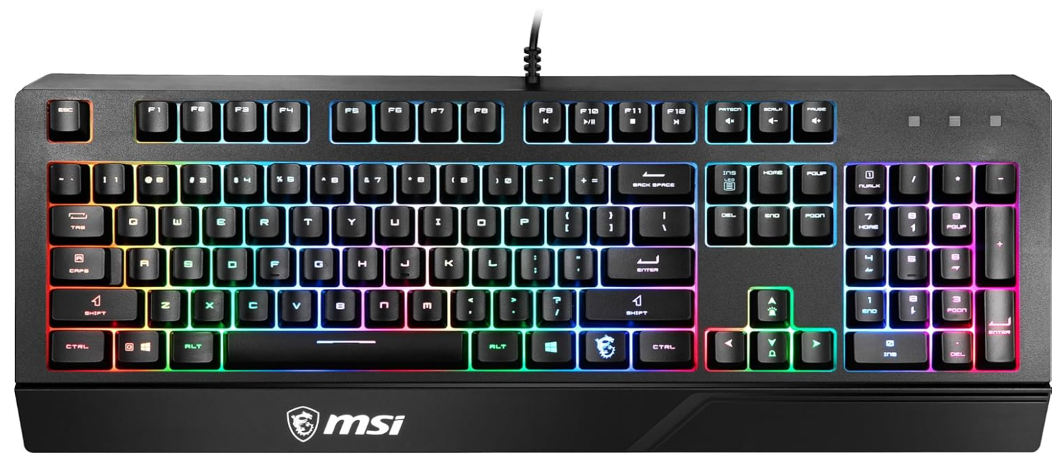 Clavier Gaming Rétroéclairé RGB AZERTY MSI VIGOR GK20